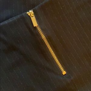 Black H&M Pin Striped Pencil Skirt XS